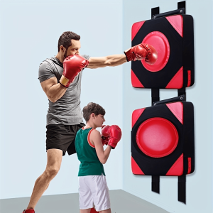 1pc PU leather Wall Punching Pad, Boxing Punch Target Training Sandbag, For Martial Arts Fitness