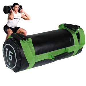 Workout Sandbags Power Bag Fit Sandbags Heavy Weighted Bag Heavy Duty Training Weight Bag 15KGKettlebell Sandbag for Fitness, Exercise, Workout, Boxing, Strength Training Weight Lifting Power Bag 15KG Sand Bag Strength Exercise Training