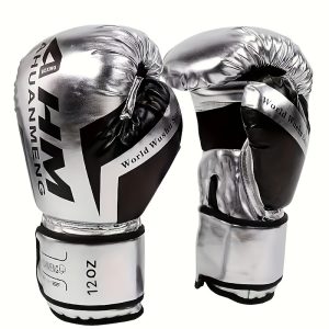 1pair Professional Boxing Gloves - Ideal for Junior & Senior Boxers, Kickboxing, MMA, Muay Thai & Weight Training