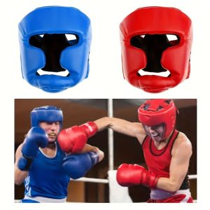 1pc Protective Headgear For Training, Thickened Combat Face Shield For Boxing, Muay Thai, And Combat Sports